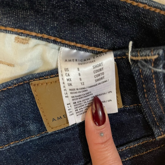 NWOT American Eagle dark hi-rise Jeggings - Picture 5 of 5